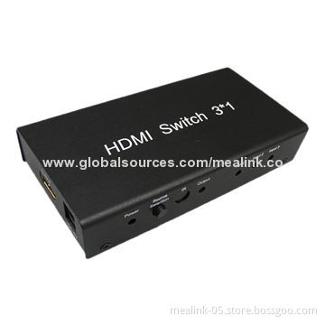 3 x 1 HDMI Switcher (YL0301) with Smart Function of MemoryNew